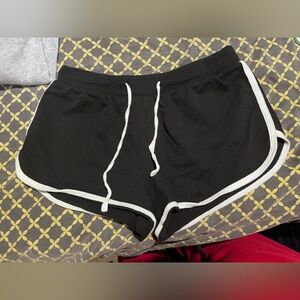 🖤(10 for $10) Black Shorts with White Trim